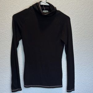 Free People black turtleneck